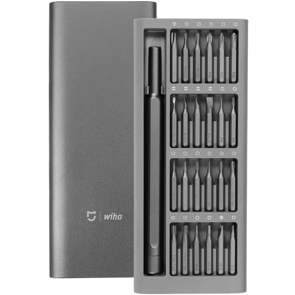 Отвёртка со сменными битами Xiaomi Mi x Wiha 8-in-1 Precision Screwdriver, 10 предм